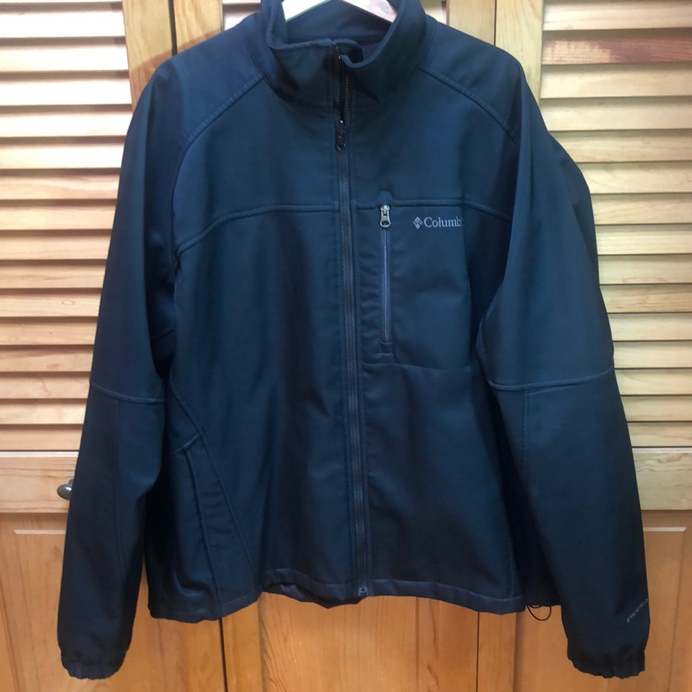 Columbia Men’s zip jacket, black, size XXL